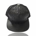 Chrome Hearts Cemetery Cross Leather Trucker