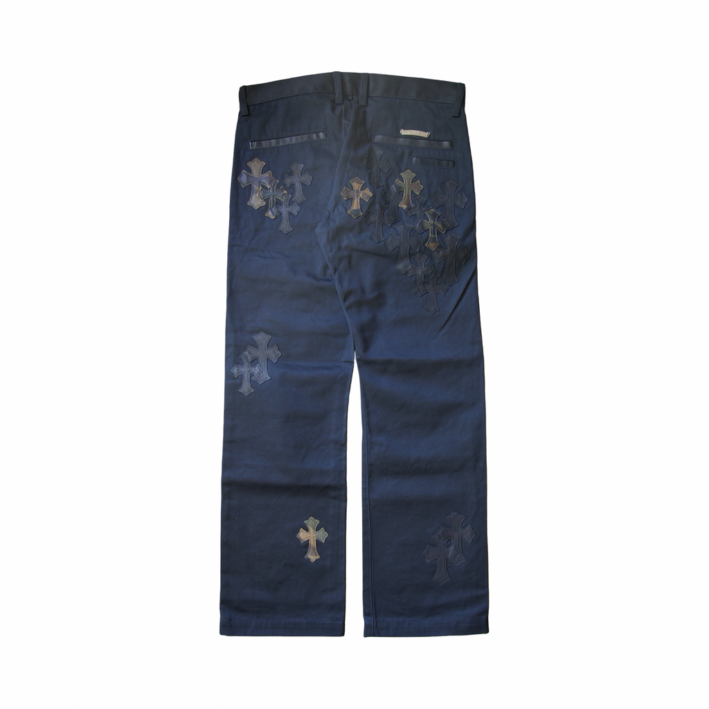 Chrome Hearts Black Camo Patch Chino Pants