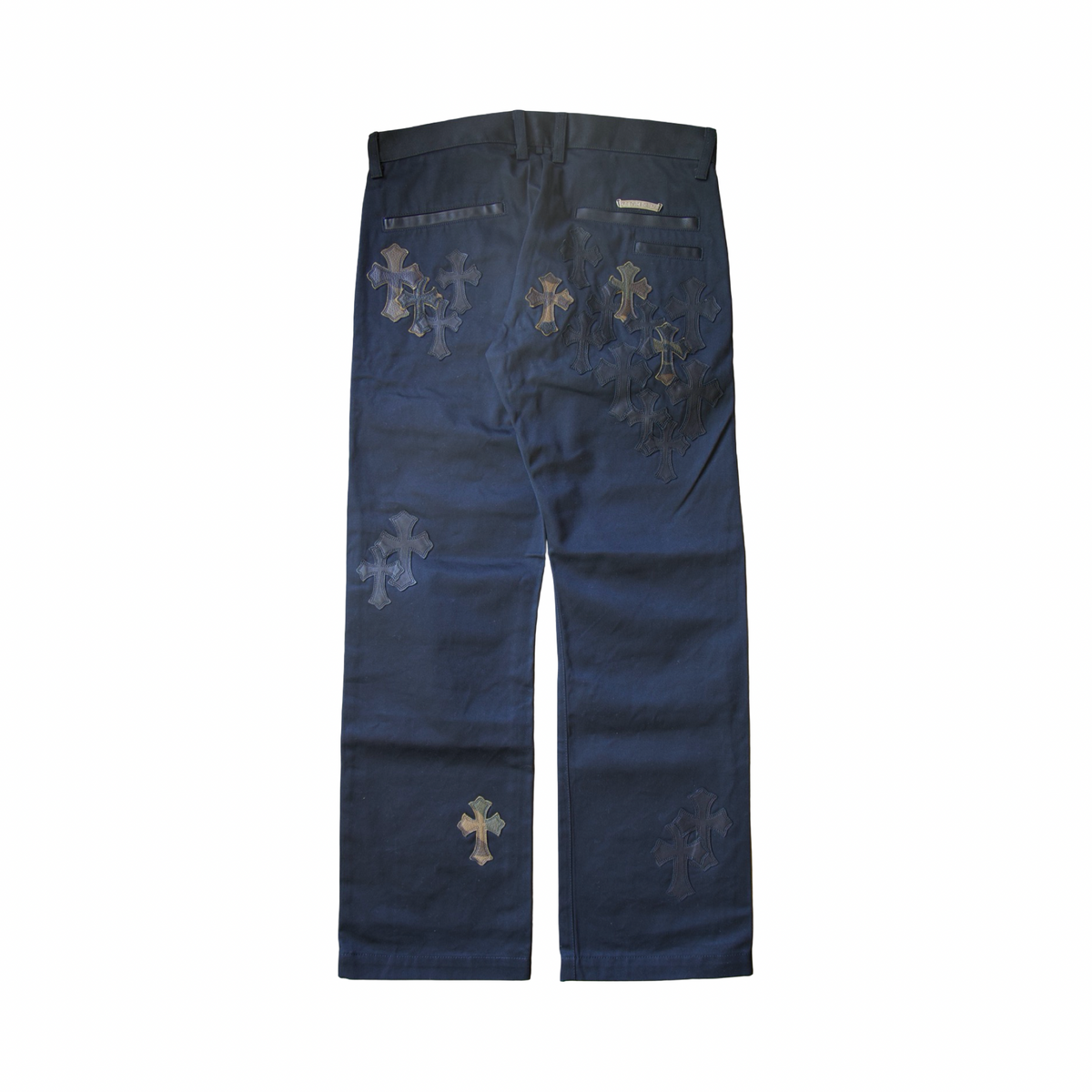 Chrome Hearts Black Camo Patch Chino Pants
