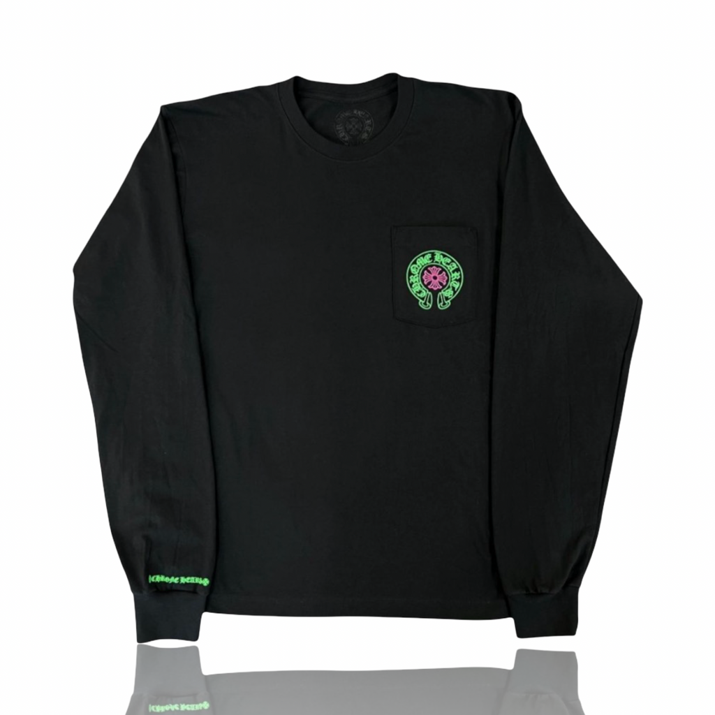 Chrome Hearts Staff Exclusive Longsleeve Green & Pink