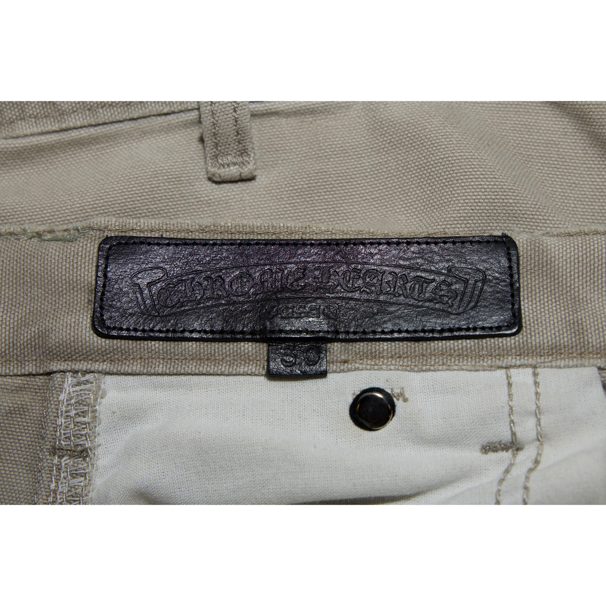 Chrome Hearts Carhartt Matty Boy Sex Records Camouflage Green Patch Light Wash