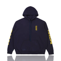 Chrome Hearts Vertical Logo Hoodie Navy/Yellow