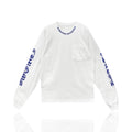 Chrome Hearts Neck Logo Blue/White Longsleeve