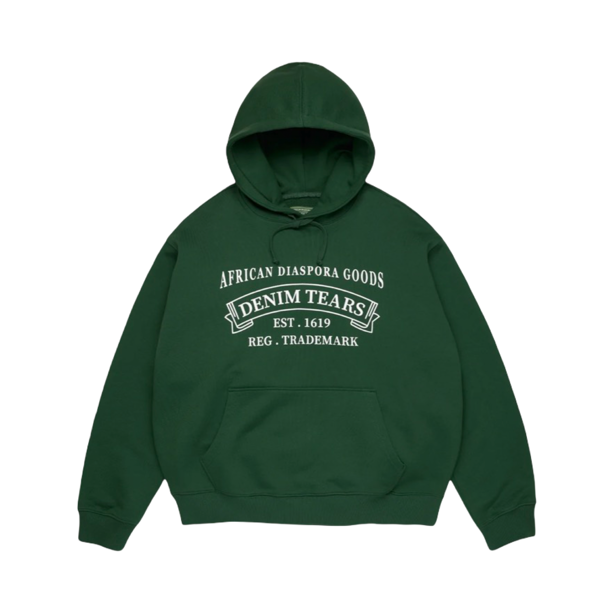 Denim Tears Washed Green Hoodie