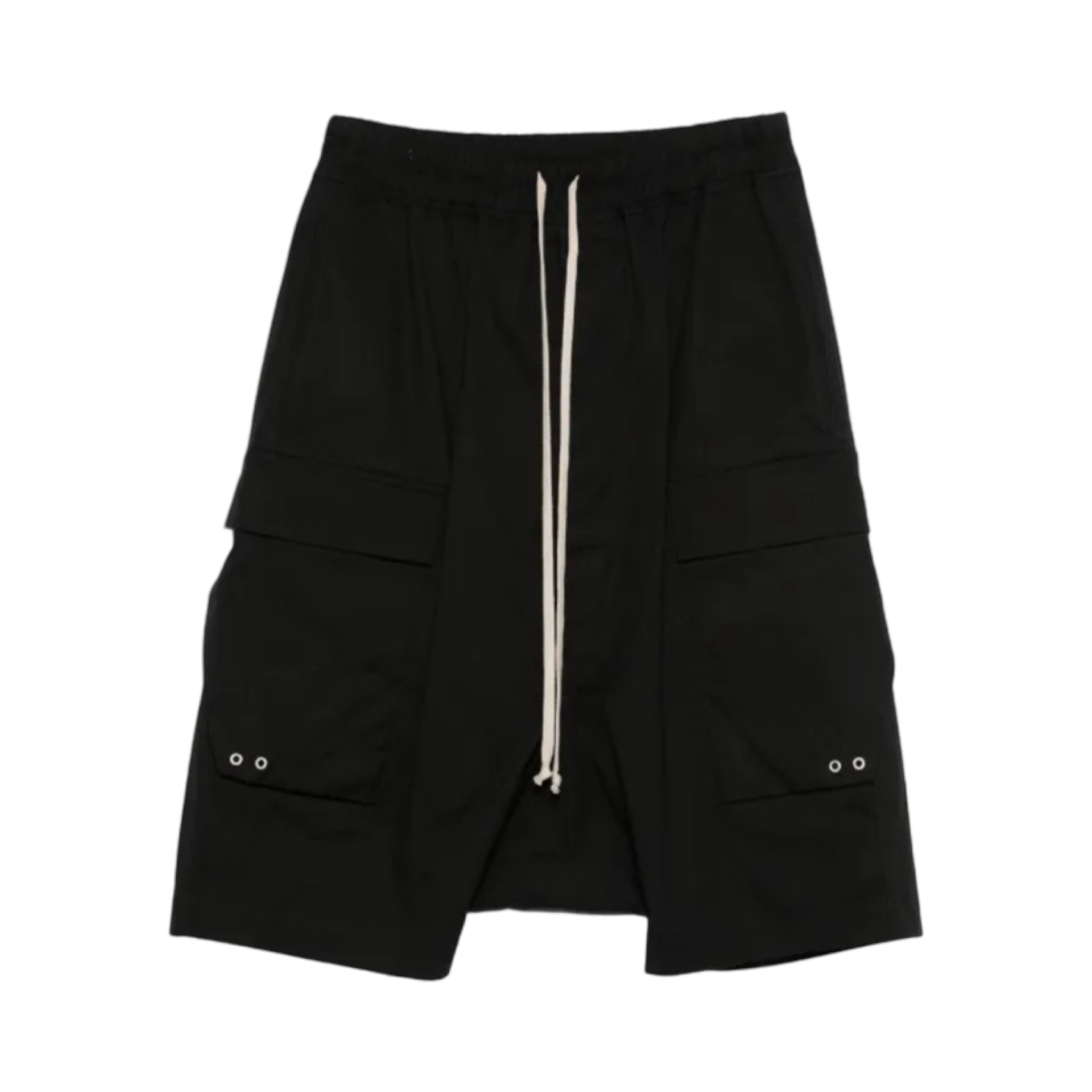 Rick Owens Cargo Pods Black Shorts