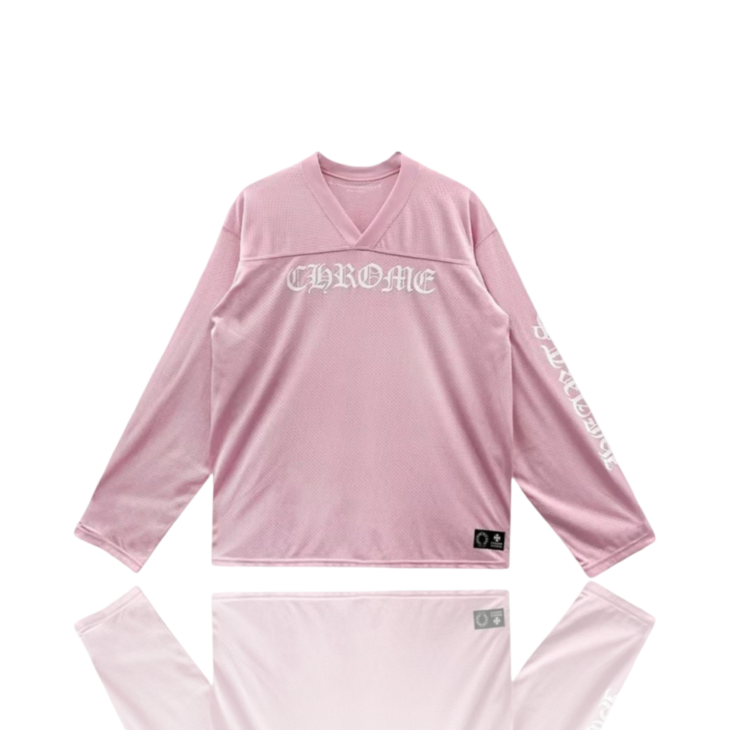Chrome Hearts Love U Mesh Jersey Pink