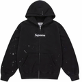 Supreme Maison Margiela Box Logo Zip Up Black