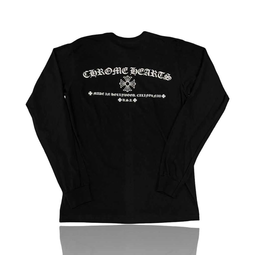 Chrome Hearts Hollywood Plus Cross LongSleeve Black