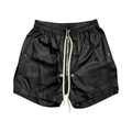 Rick Owens Leather Bela Boxer Shorts Black