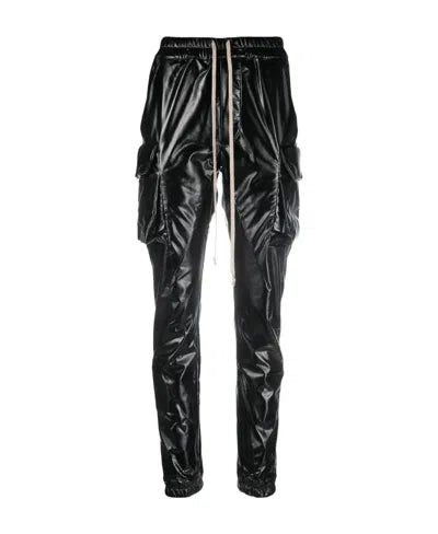 Rick Owens Leather Cargo Pants