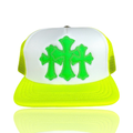 Chrome Hearts Miami Ultra Cemetery Neon Green Trucker