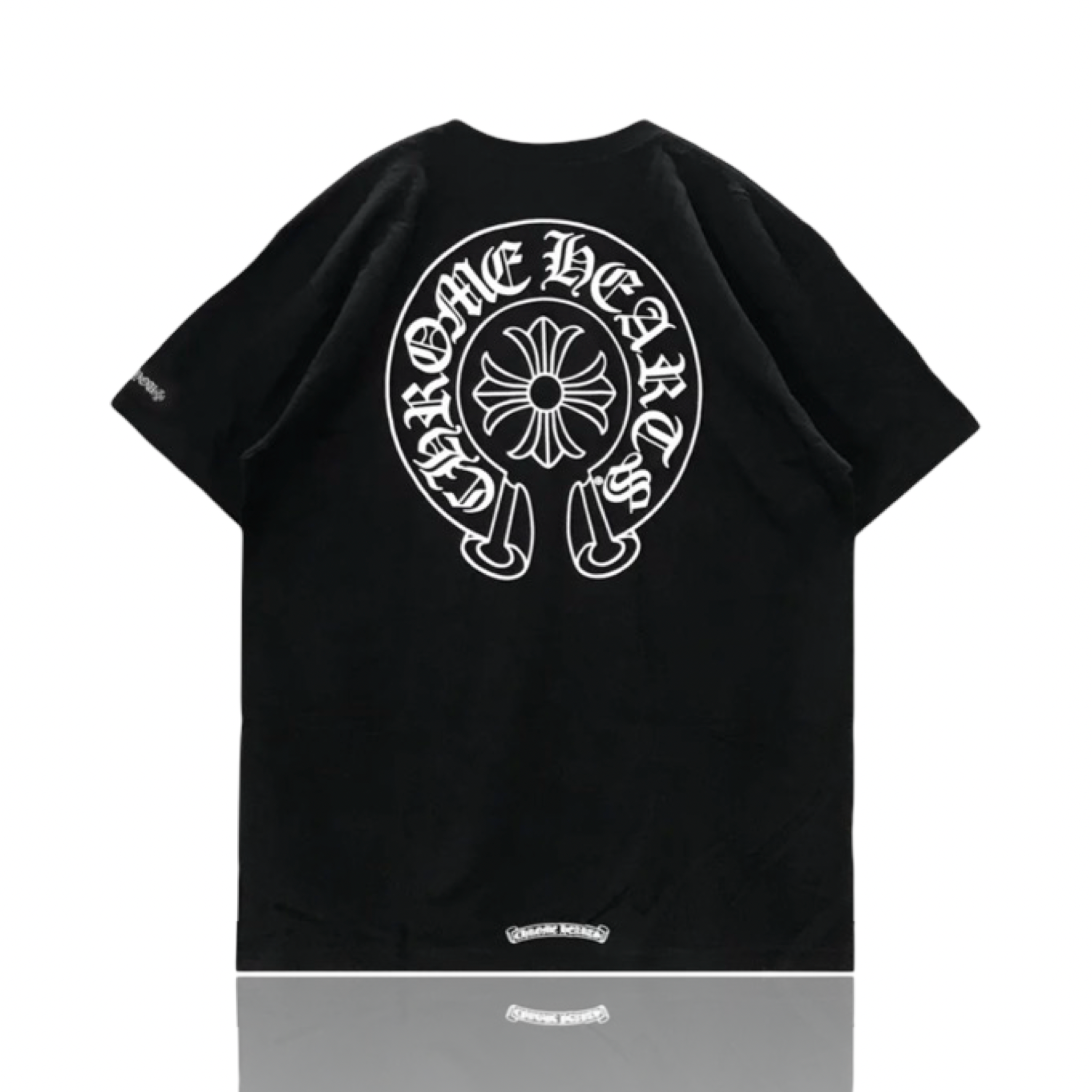 Chrome Hearts Horseshoe Logo Tee Black