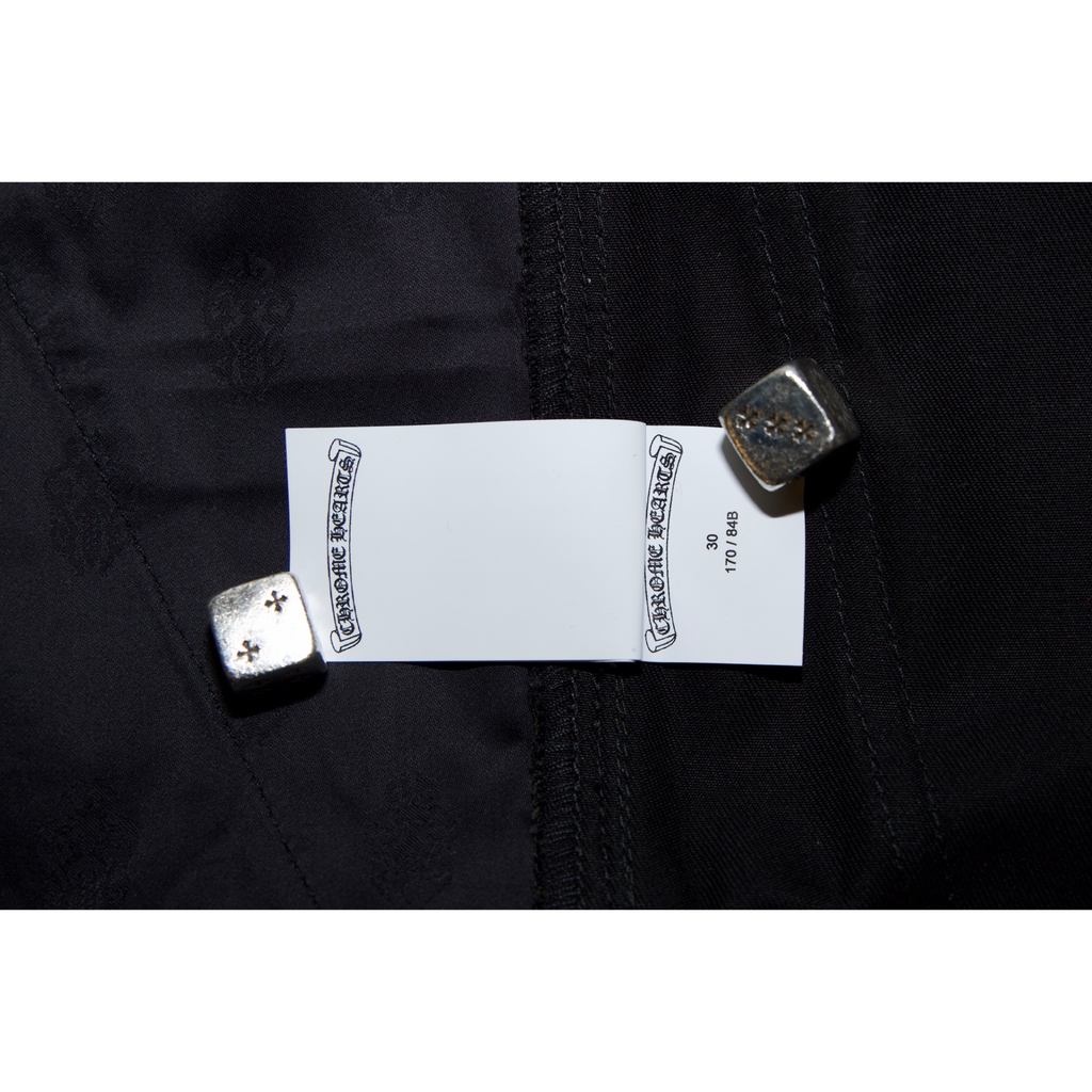 Chrome Hearts Double Knee Carpenter Shorts Black