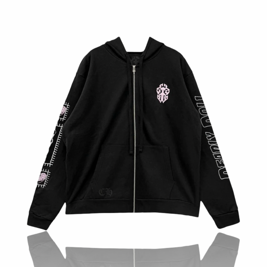Chrome Hearts Deadly Doll Dagger Logo Zip Up