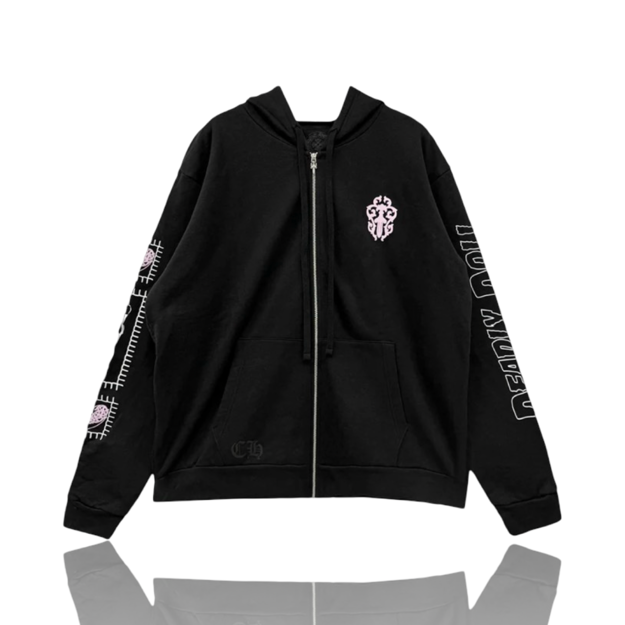 Chrome Hearts Deadly Doll Dagger Logo Zip Up
