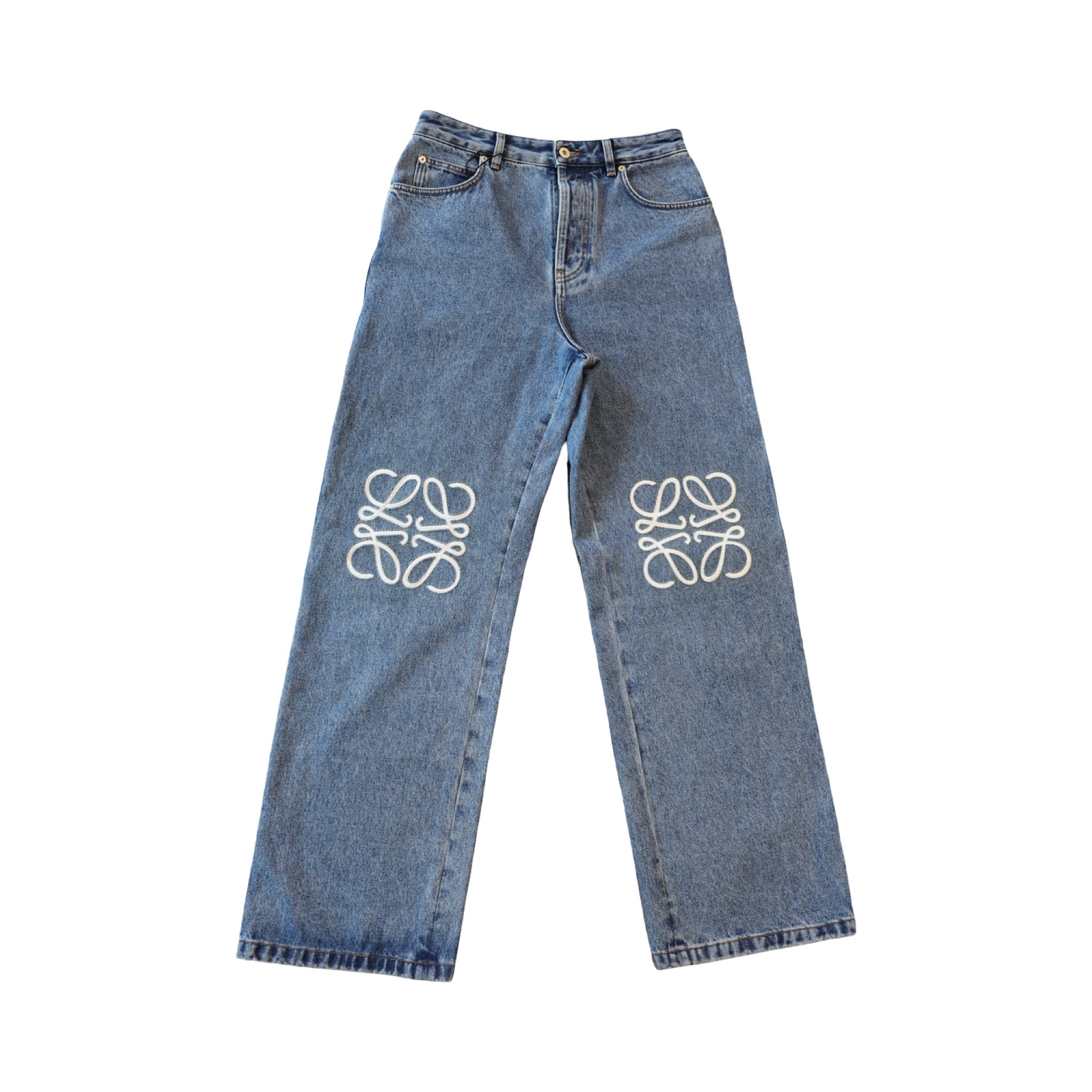 Loewe Anagram Jeans Blue