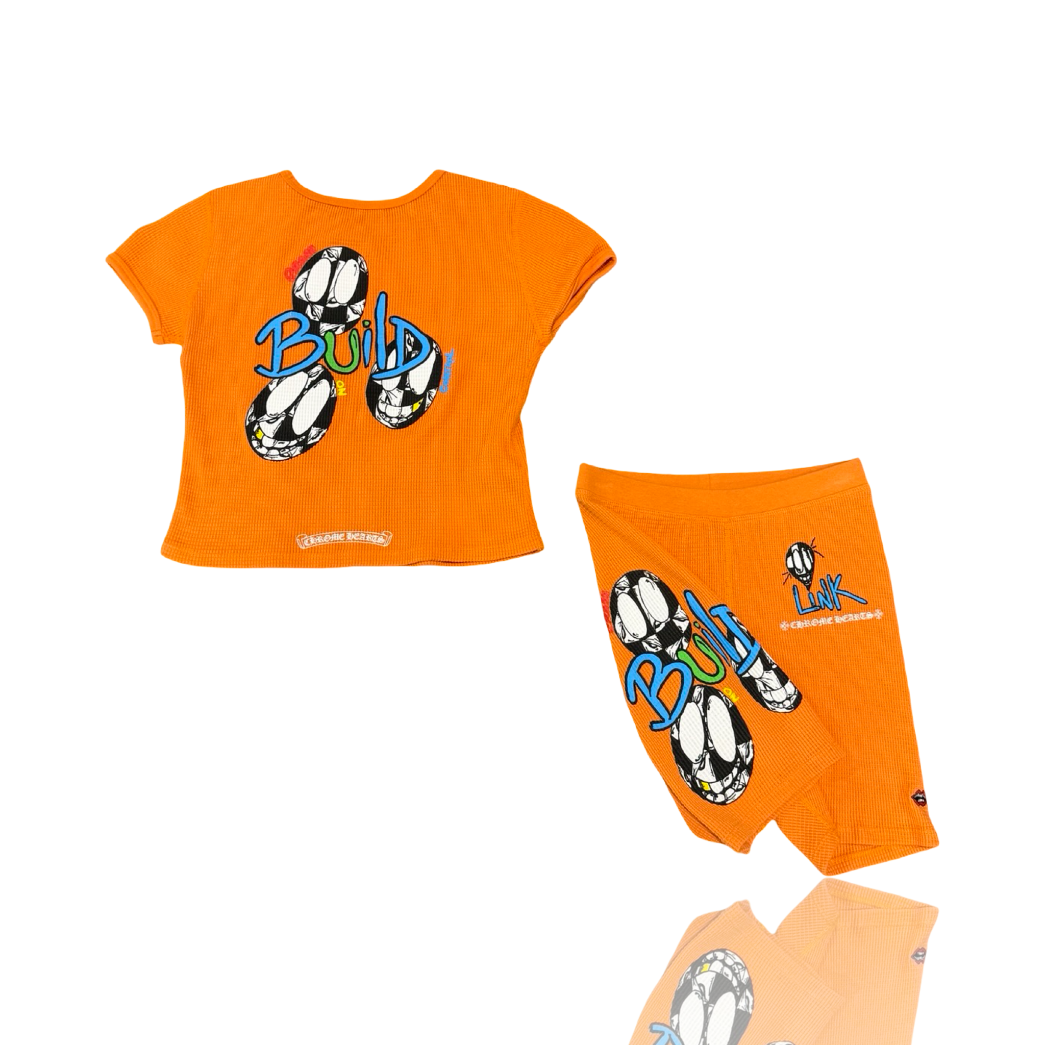 Chrome Hearts X Matty Boy Link & Build Logo Orange Thermal Set