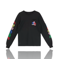 Chrome Hearts Multicolor Cemetery Cross LongSleeve Black