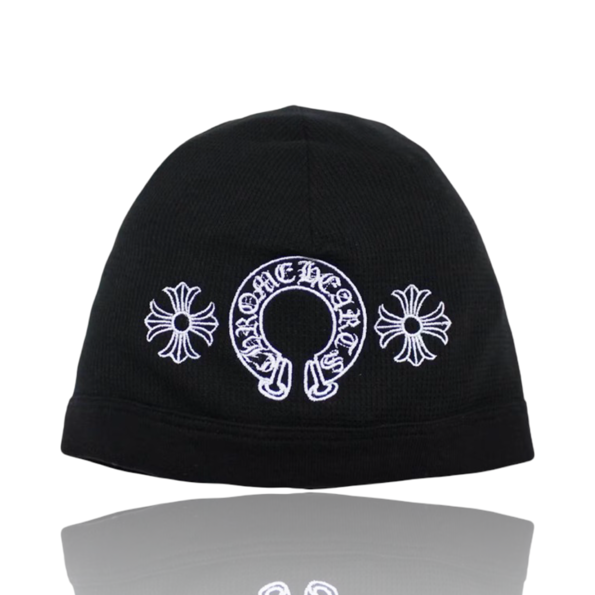 Chrome Hearts Horseshoe Skull Cap Black