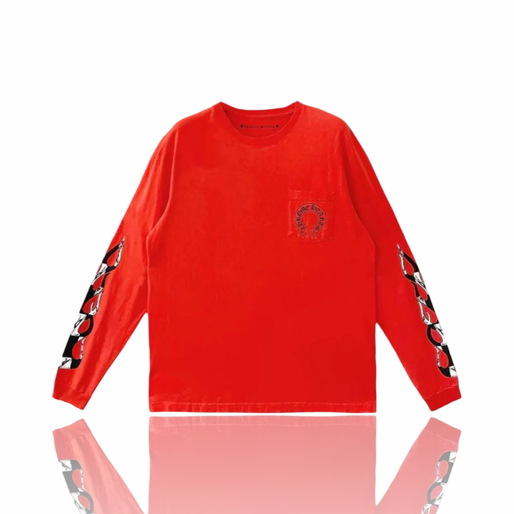 Chrome Hearts Matty Boy Chomper LongSleeve Red