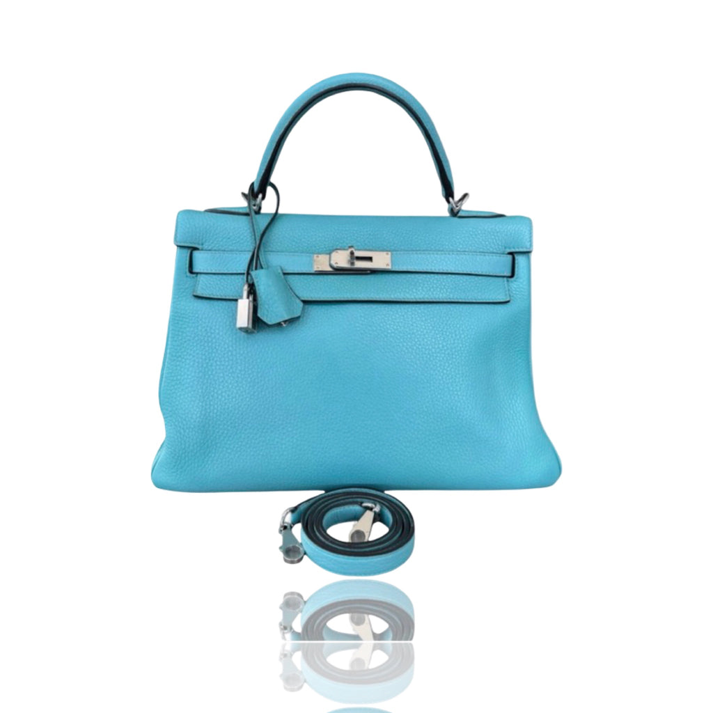 Hermes Tiffany Blue Togo Kelly 32