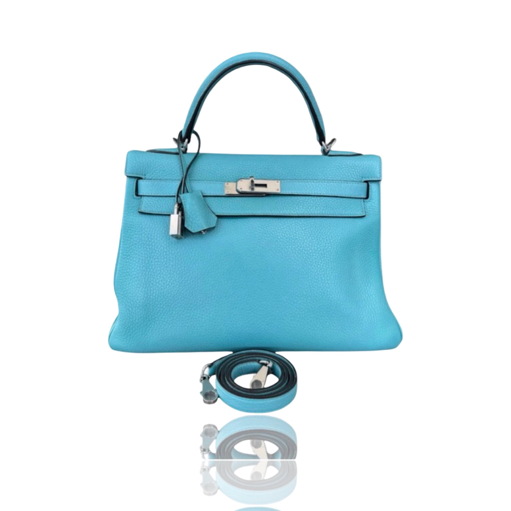 Hermes Tiffany Blue Togo Kelly 32