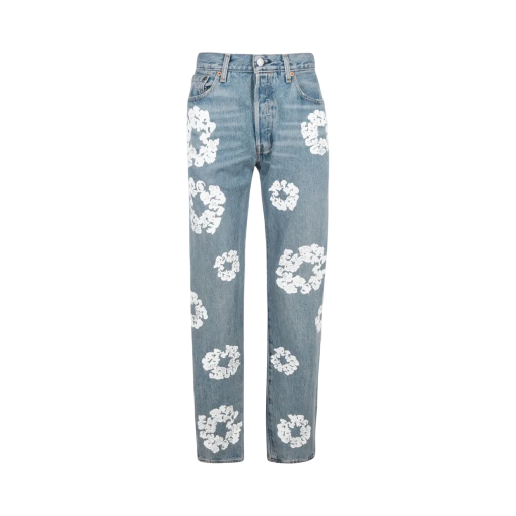 Denim Tears x Levi's Cotton Wreath Jean Light Wash
