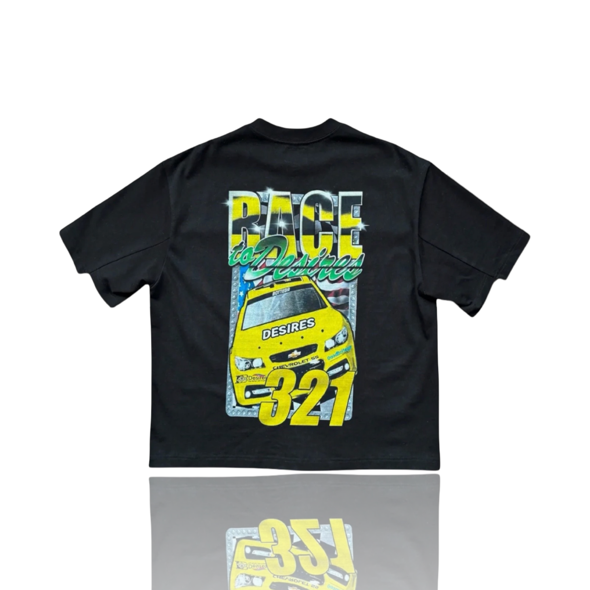 Bottega Desires Race Tee Black