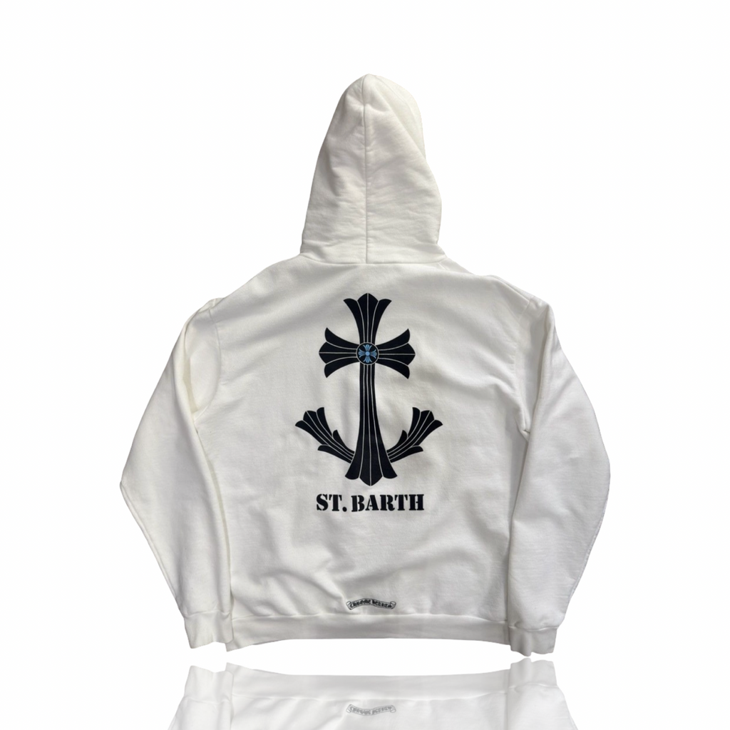 Chrome Hearts St. Barths Exclusive Hoodie White