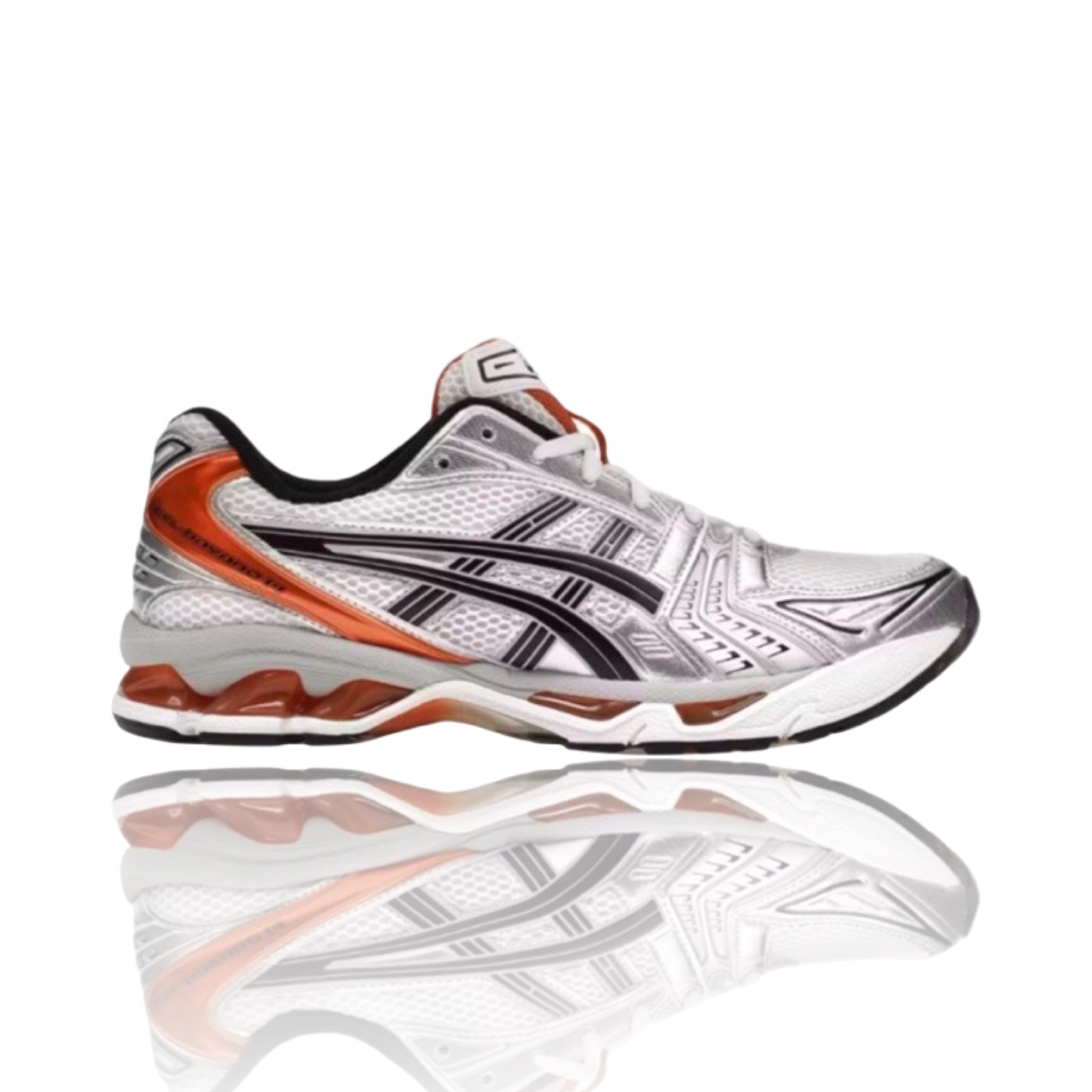 Asics Gel-Kayano 14 White Piquant Orange