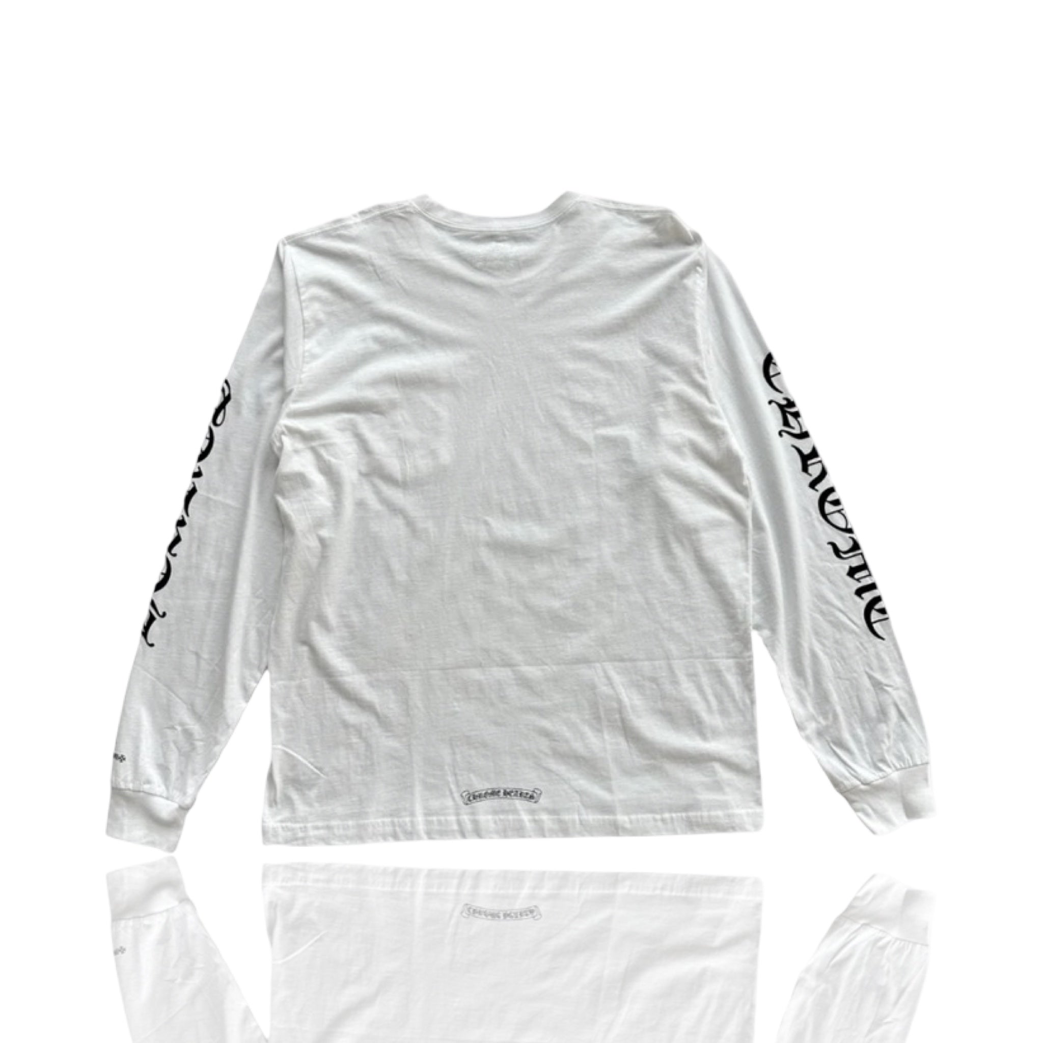 Chrome Hearts Neck Logo Longsleeve White