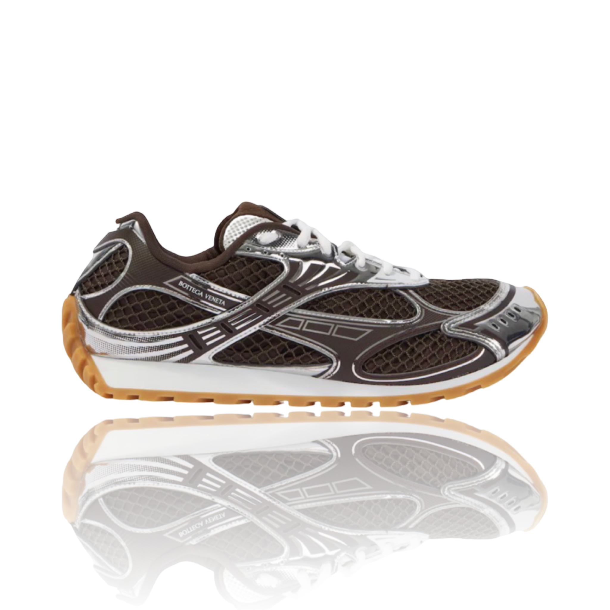 Bottega Veneta Orbit Sneakers Fondant/Silver