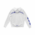 Chrome Hearts Rolling Stones Scroll Logo Zip Up White/Blue