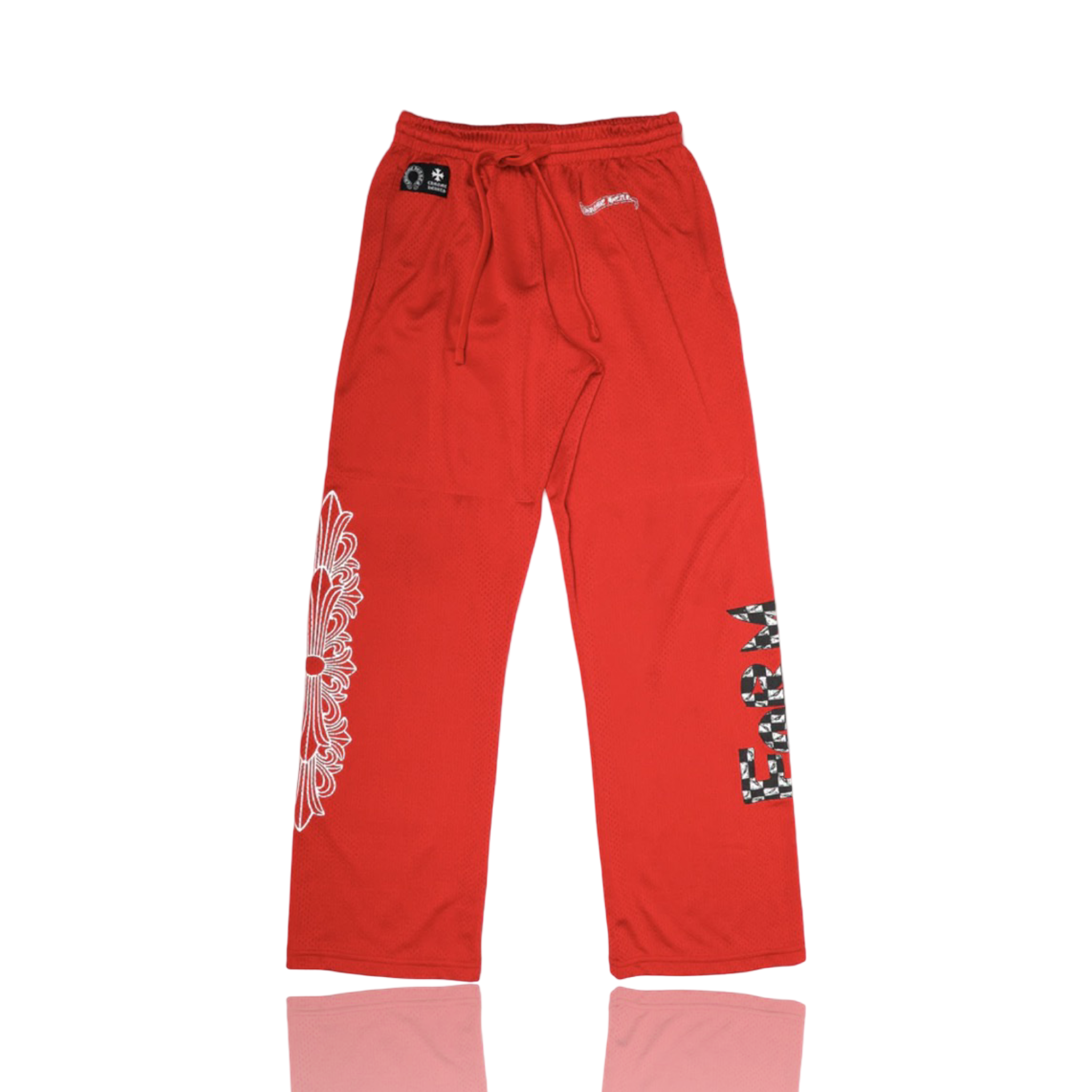 Chrome Hearts Stadium Mesh Pants Red