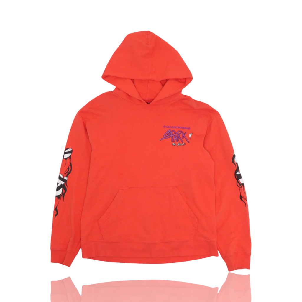 Chrome Hearts Sadistic Lipstick Hoodie Red/Orange