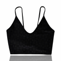Chrome Hearts Cross Motif Cropped Top Black