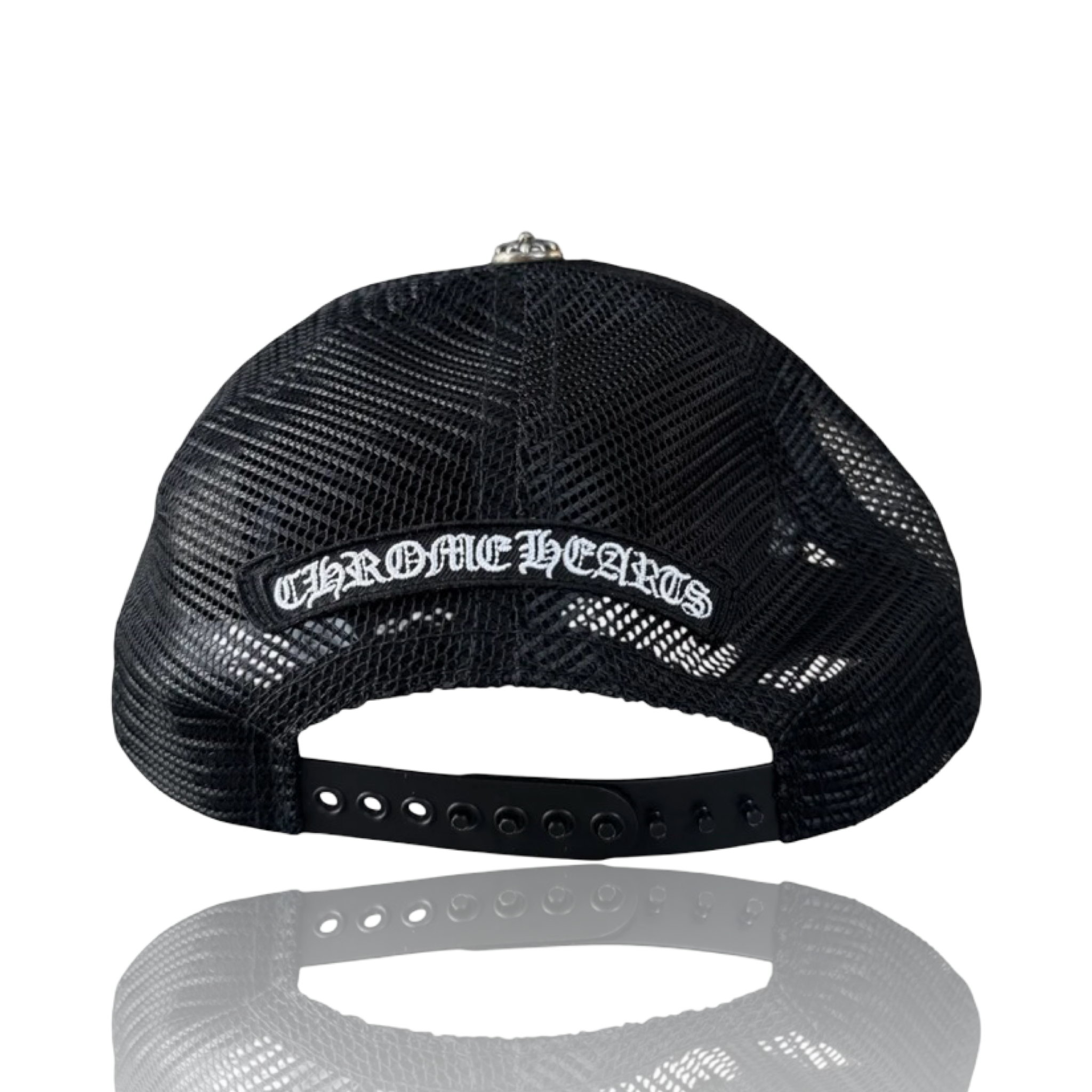 Chrome Hearts Calf Hair Triple Cross Trucker