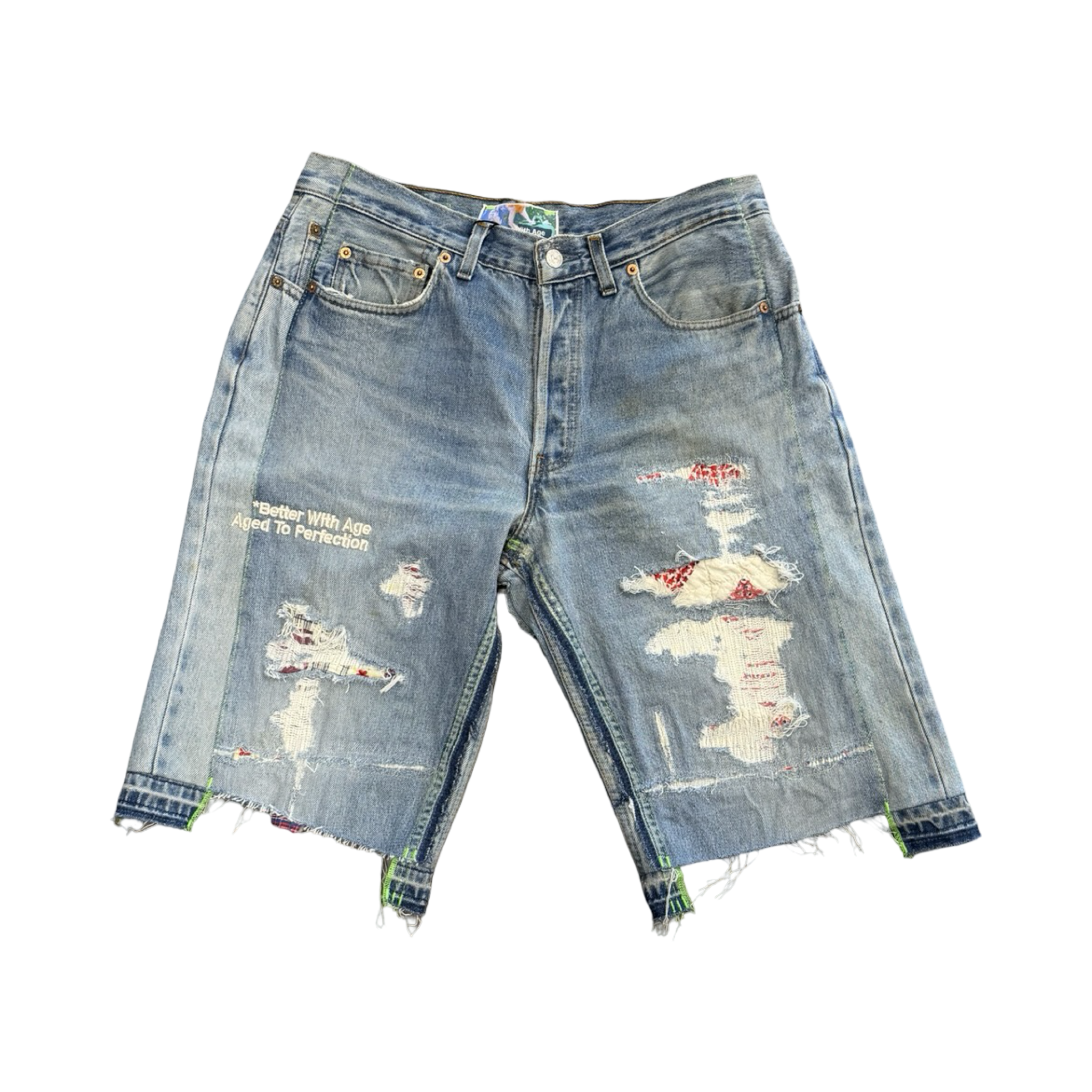 *Better With Age Monroe Triple Wide Denim Short #4
