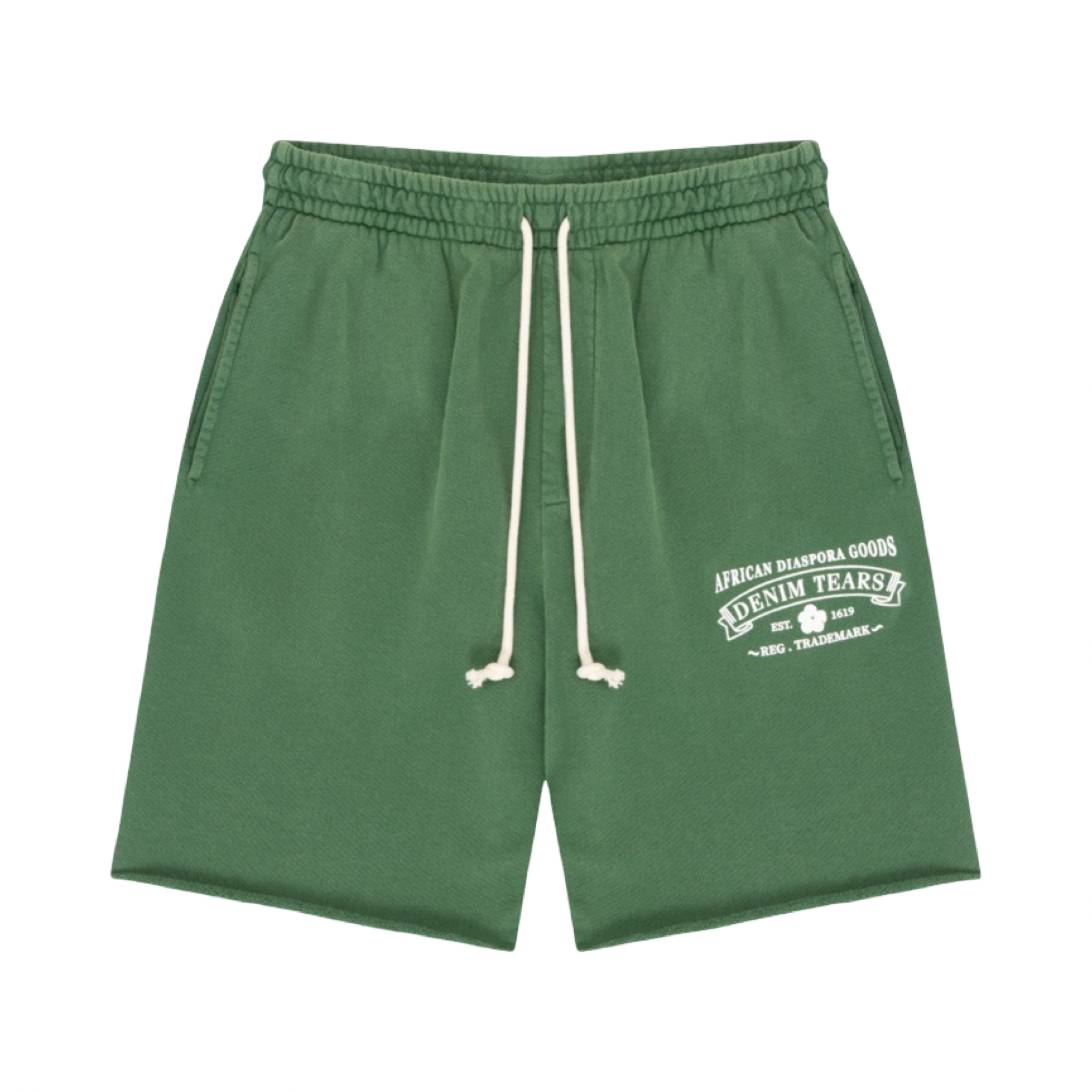 Denim Tears Washed Green Shorts