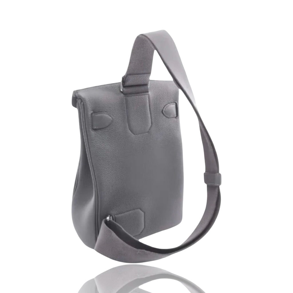 Hermes Grey Ciel Hac A Dos Backpack