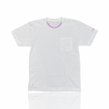 Chrome Hearts White Purple Neck Logo T-Shirt