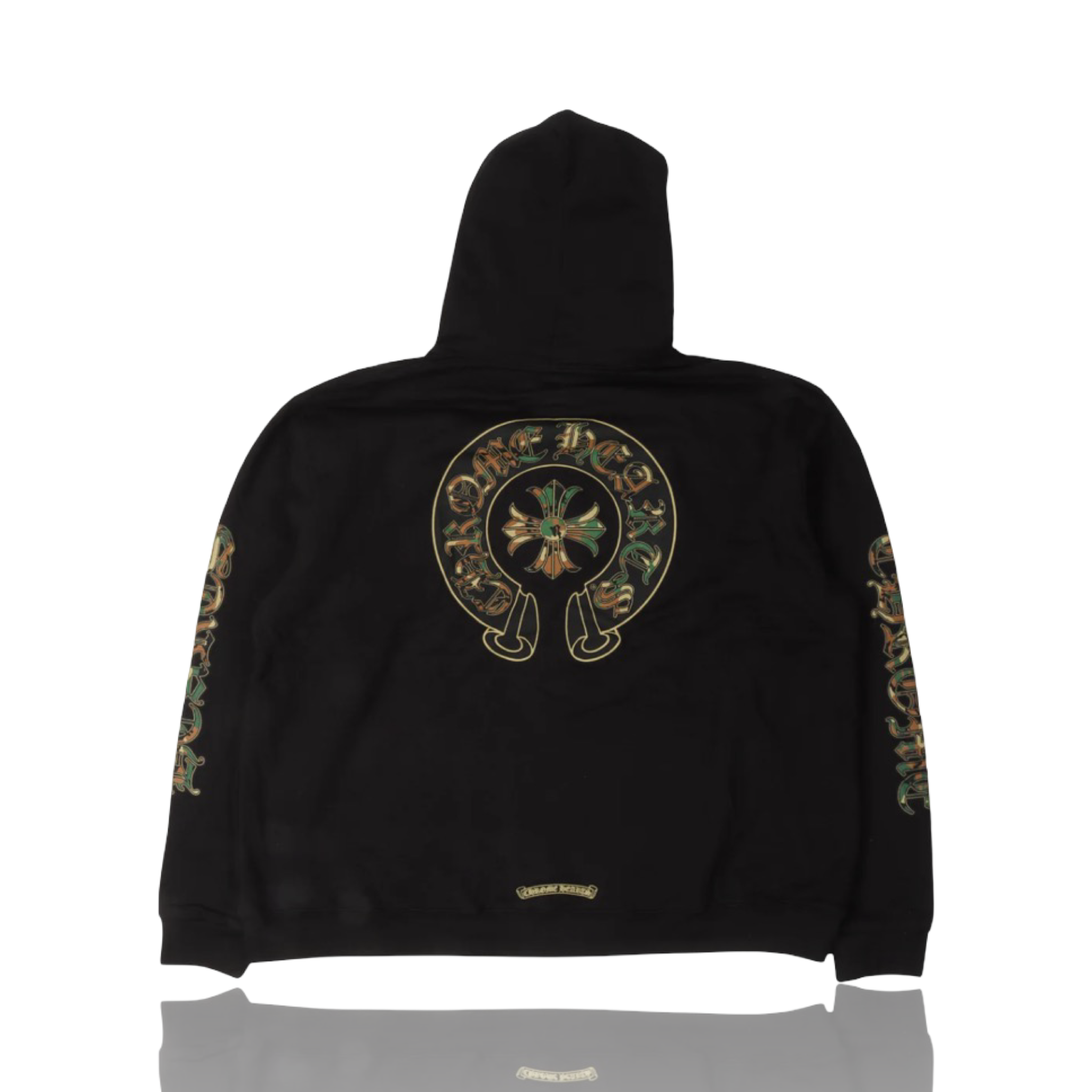 Chrome Hearts Camo Triple Cross Zip Up Thermal Lined Black