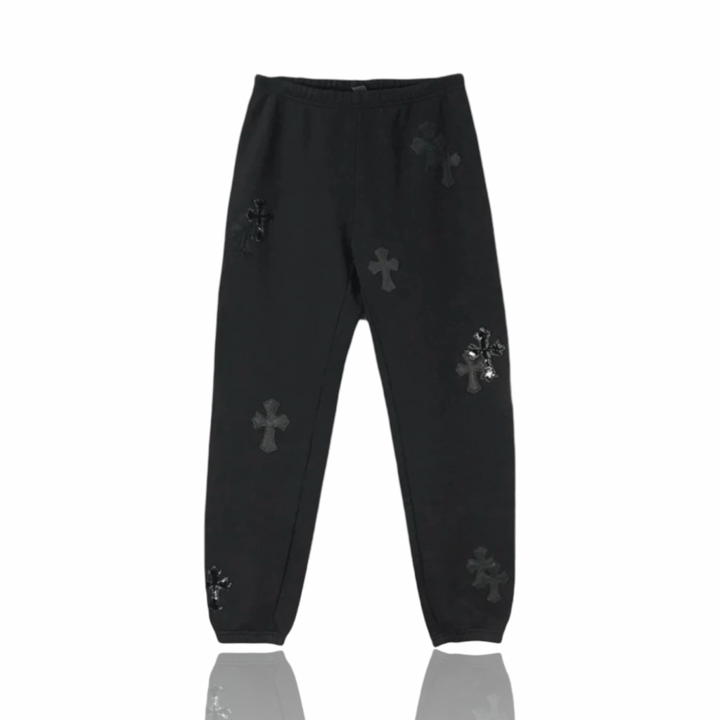 Chrome Hearts Pony Hair Cross Sweats Black