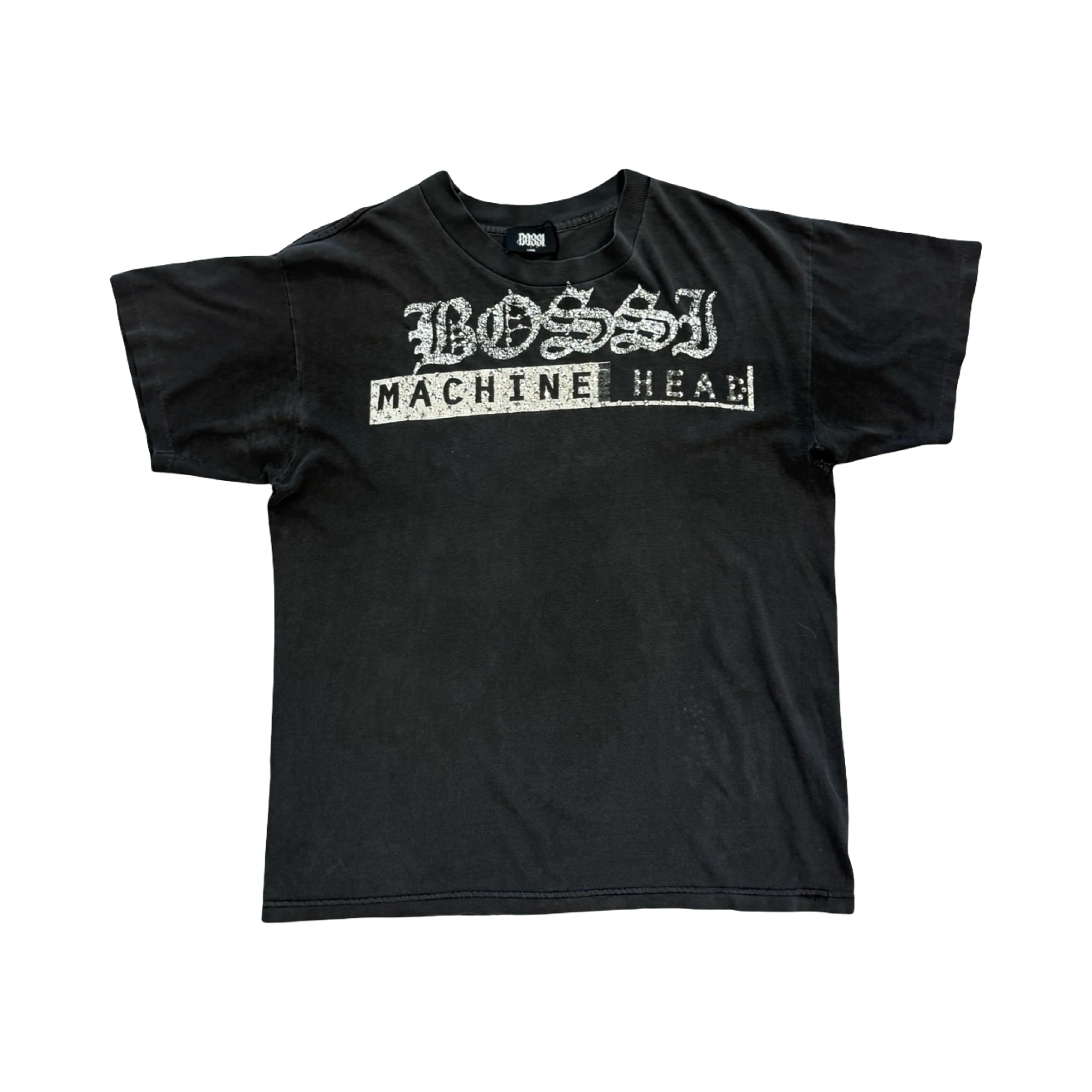 BOSSI Vintage Machine Heart Tee Grey