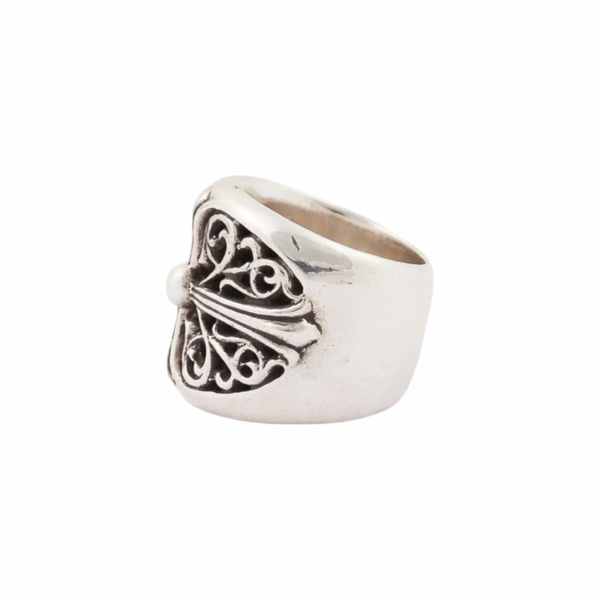 Chrome Hearts Oval Large Cross Ring