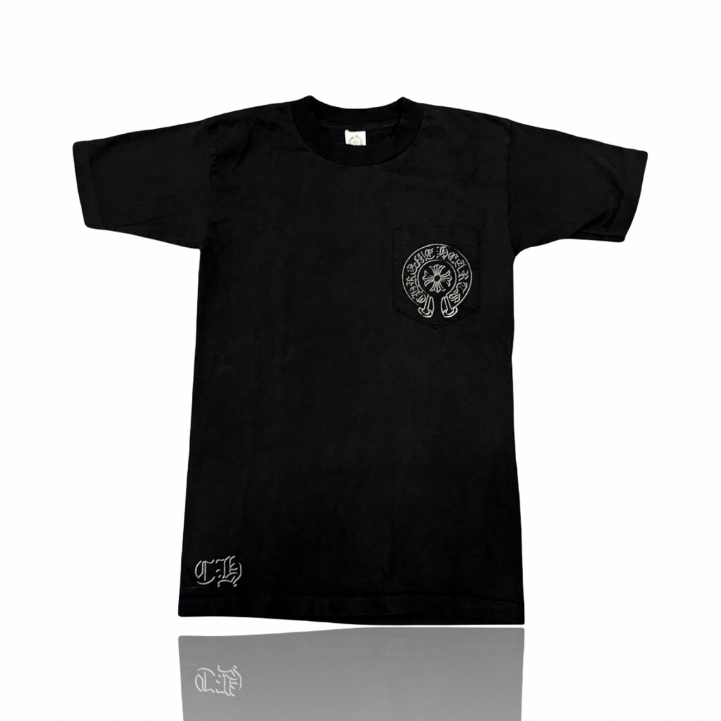 Chrome Hearts Staff Tee Silver/Black