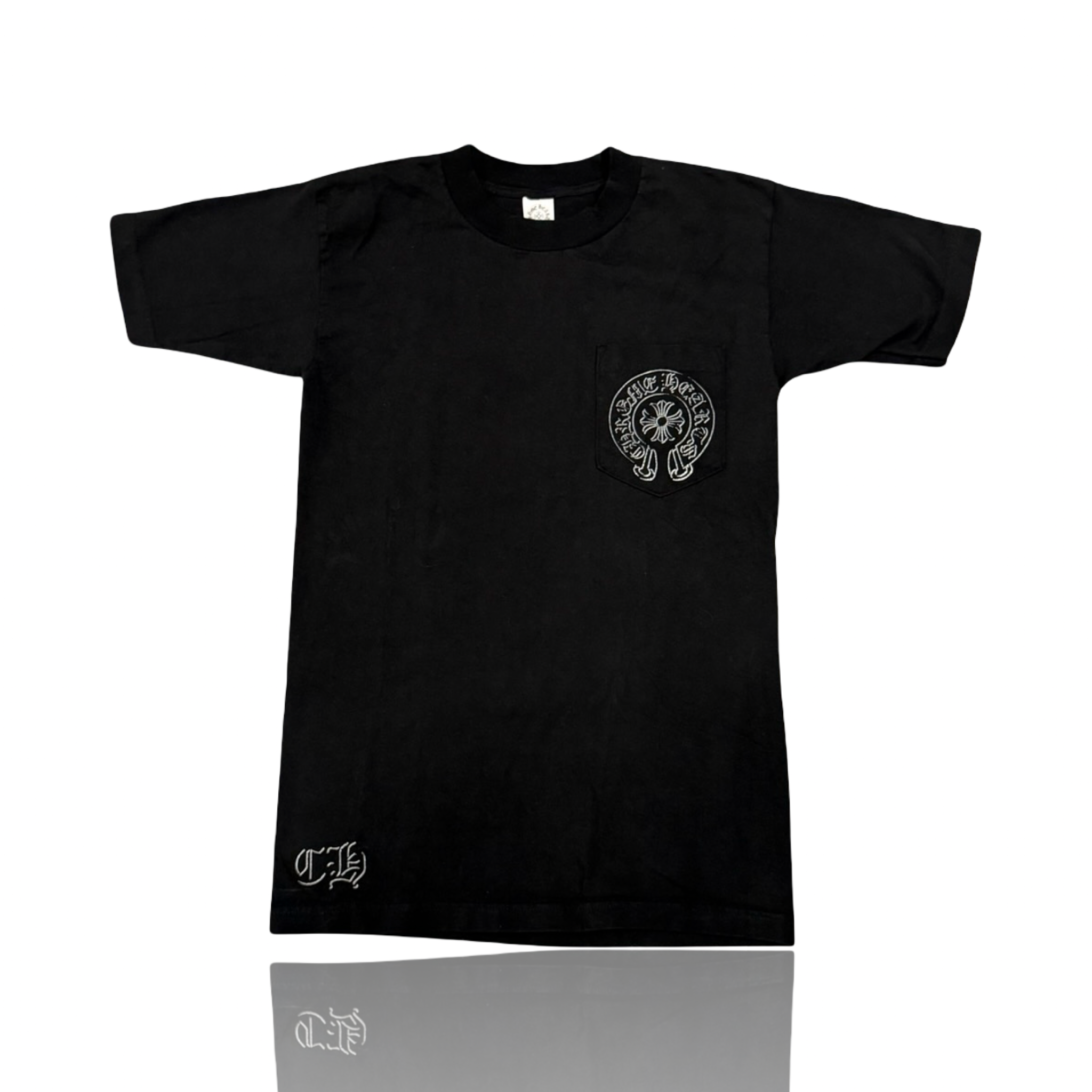 Chrome Hearts Staff Tee Silver/Black