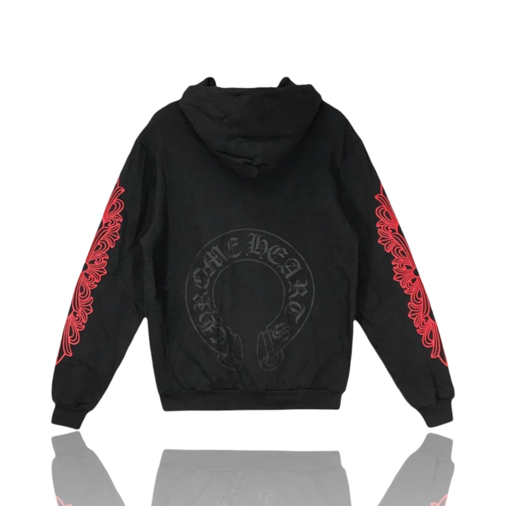 Chrome Hearts Horseshoe Hoodie Red/Black