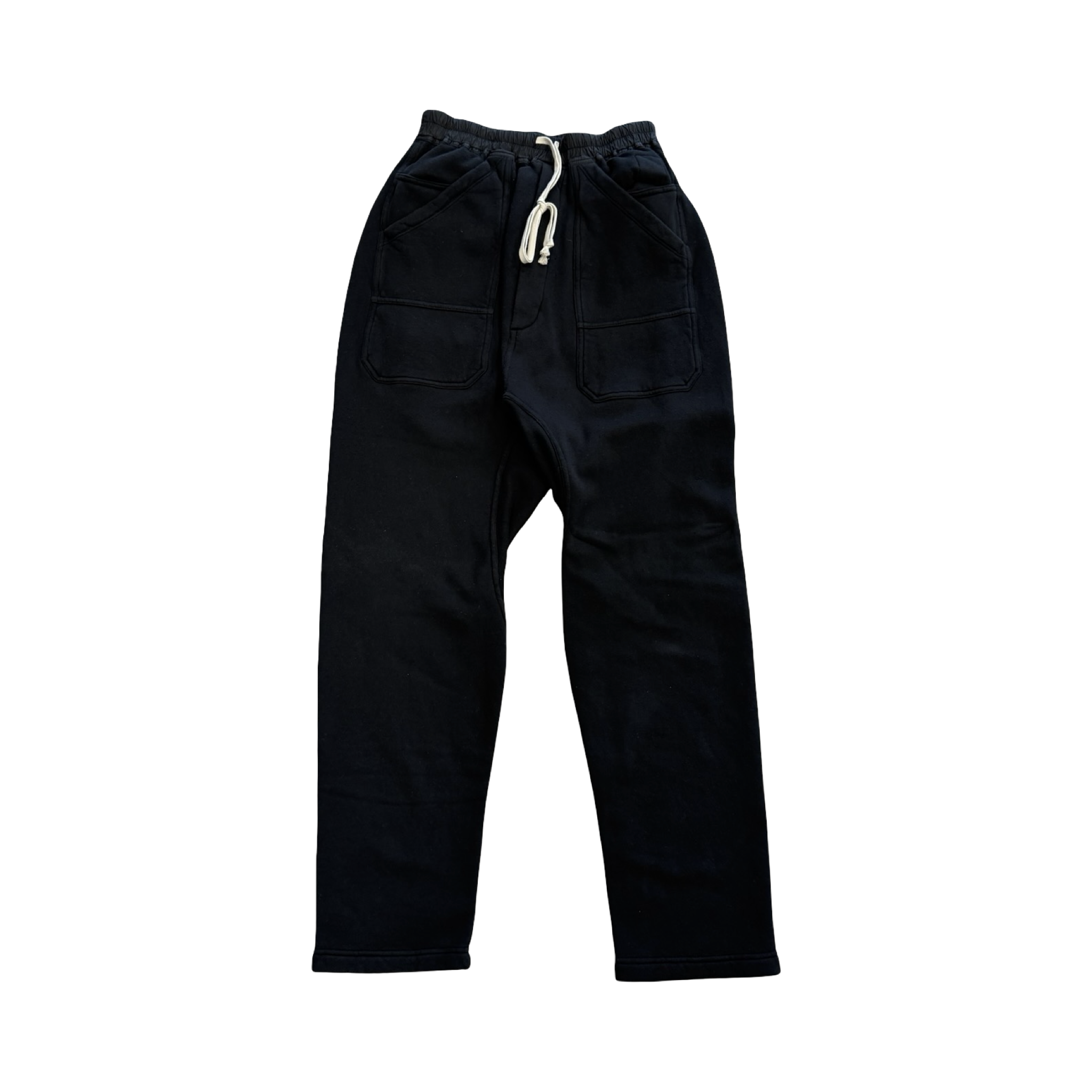 Rick Owens Classic Cotton Cargo Drawstring Pants
