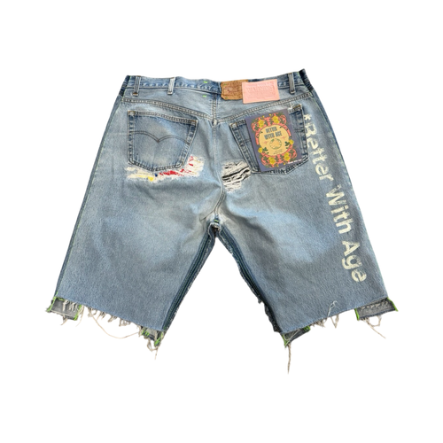 *Better With Age Monroe Triple Wide Denim Short #3
